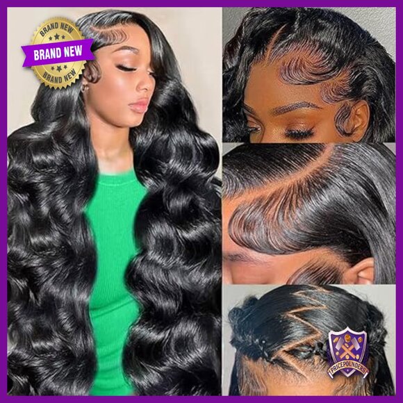32 Inch 13x6 Body Wave Lace Front Wig Human Hair 200 Density Glueless